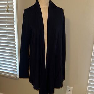 Fifteen Twenty Classic Open-Front Navy Women's Sweater Cardigan